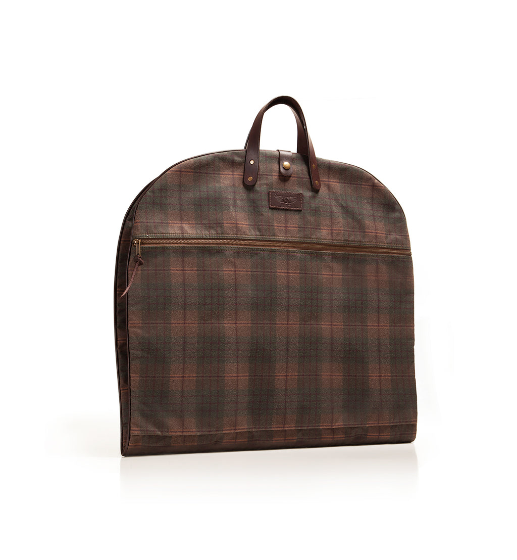 Huntsman Garment Bag – Autumn Plaid
