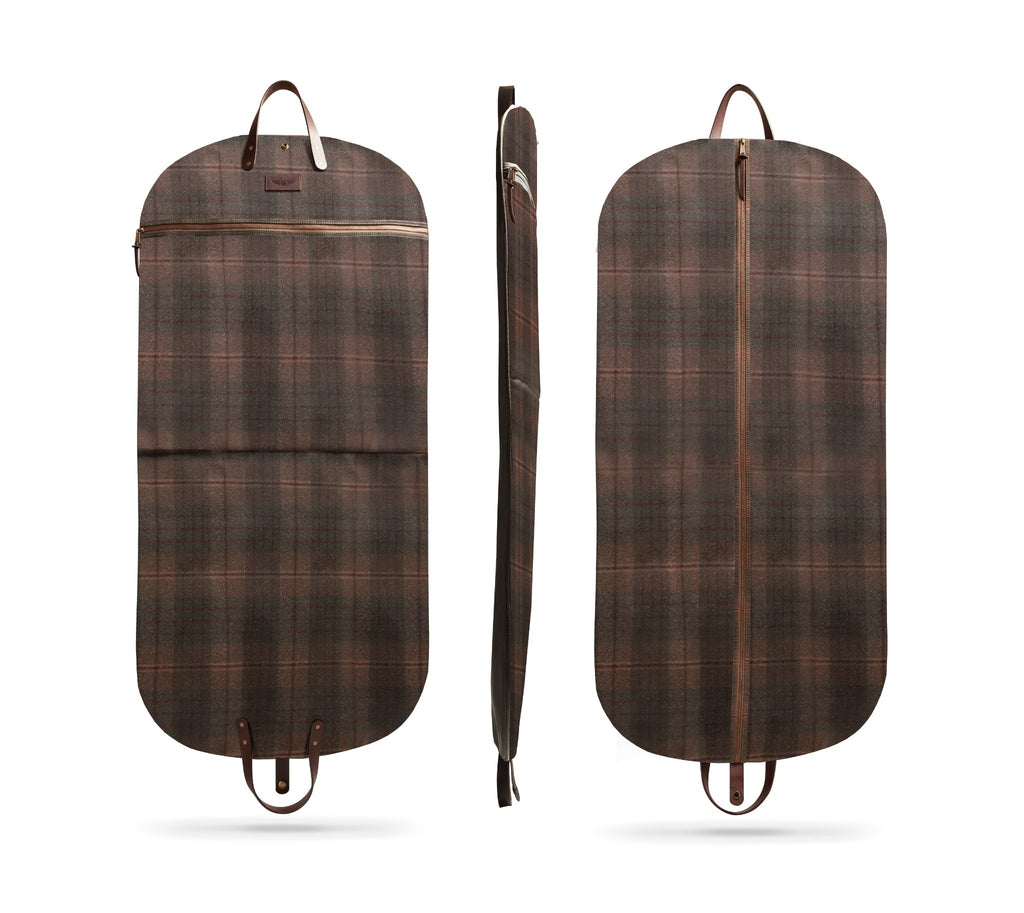 Huntsman Garment Bag – Autumn Plaid