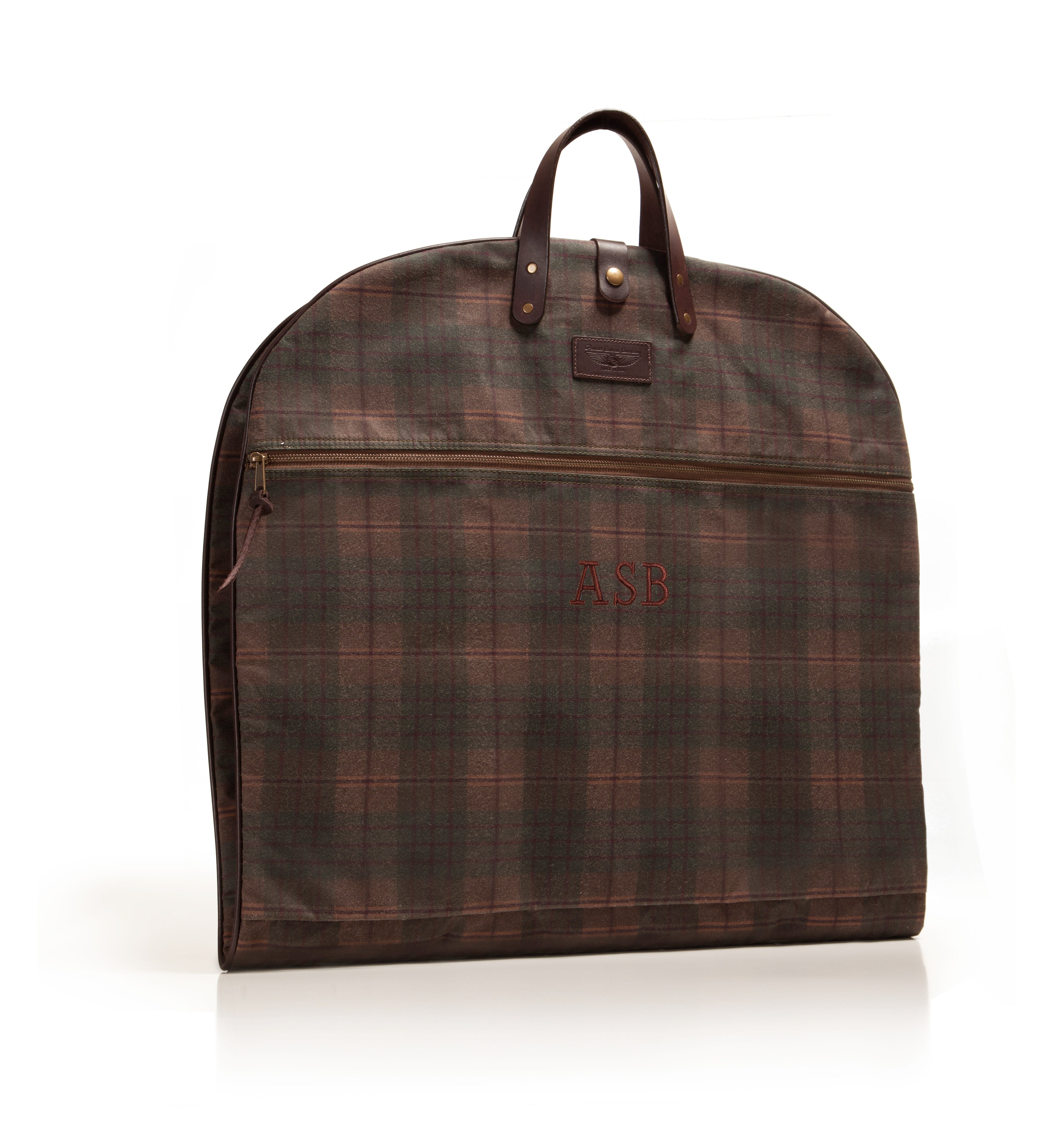 Huntsman Garment Bag – Autumn Plaid