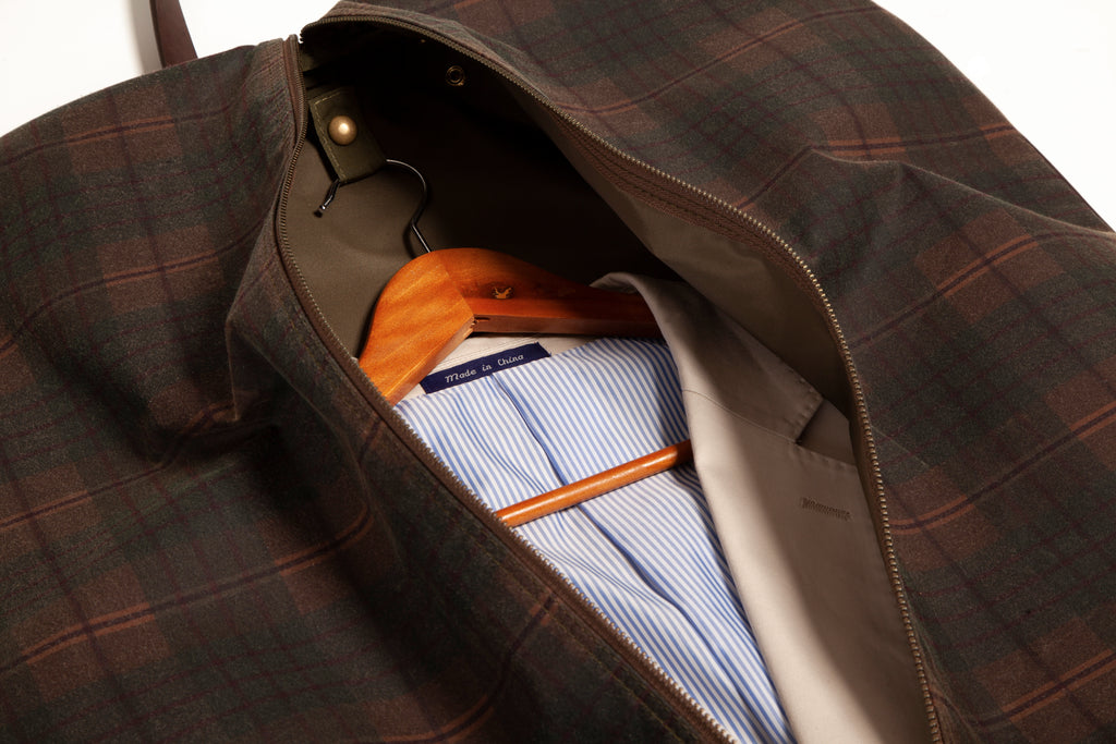 Huntsman Garment Bag – Autumn Plaid