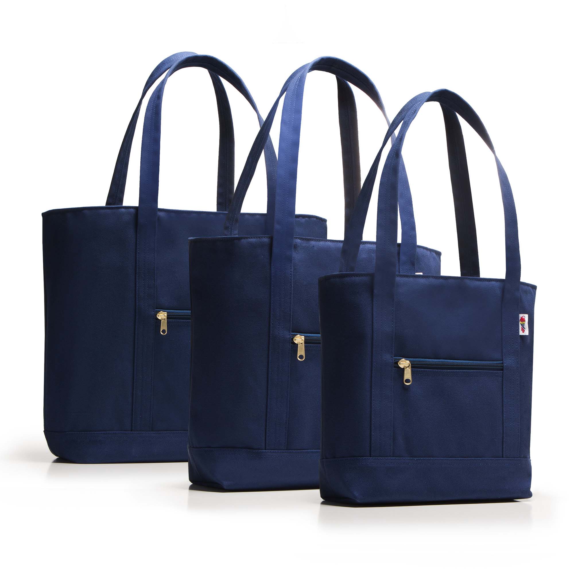 Barrier Island Zipper Tote - Solid Color