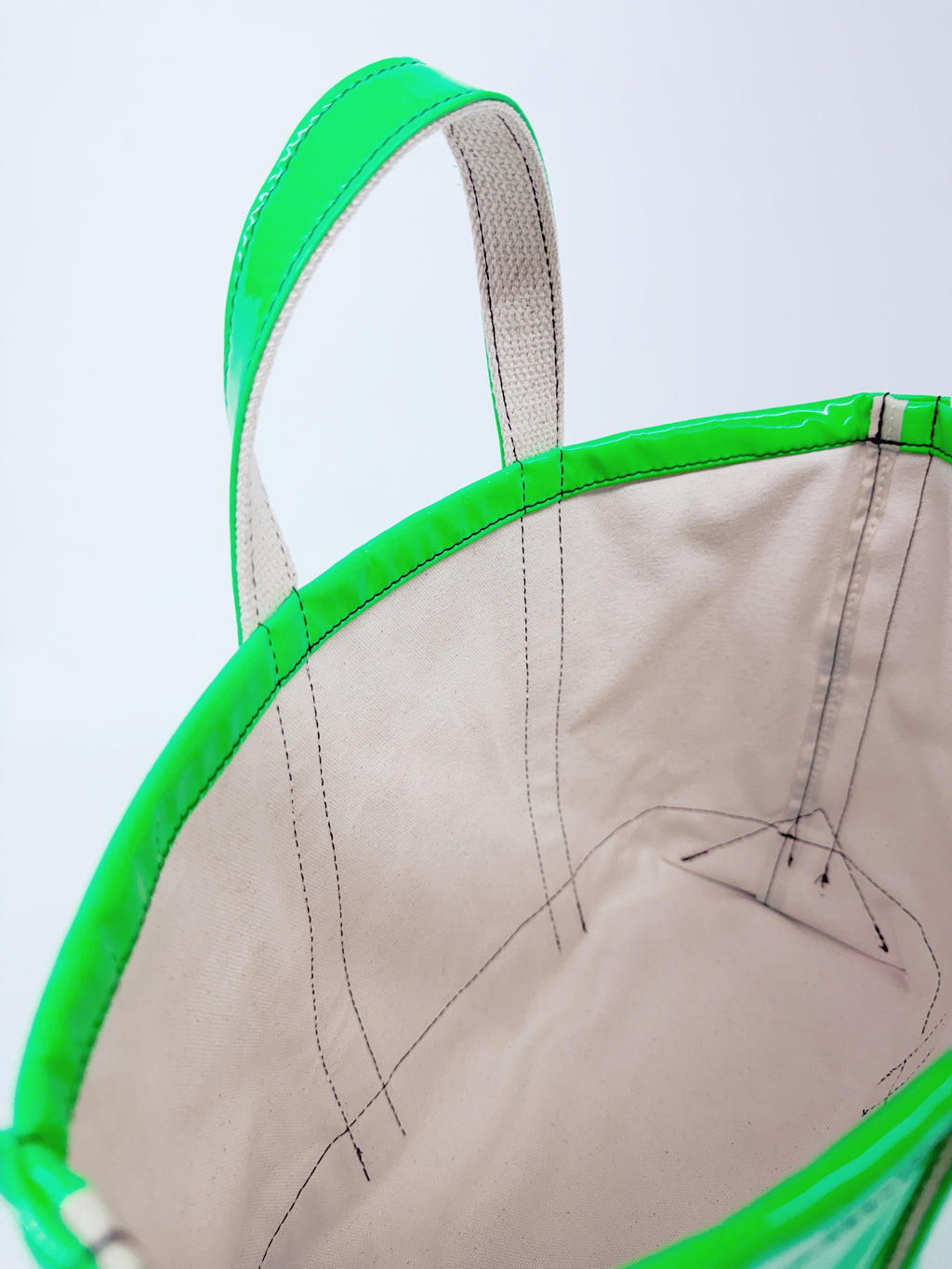 Summer Club Tote — Electric Lime