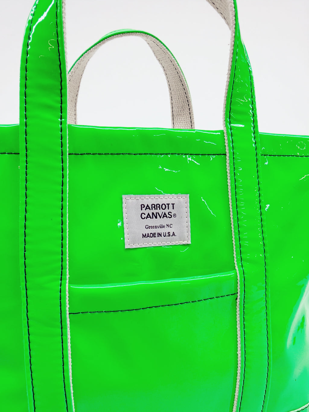 Summer Club Tote — Electric Lime